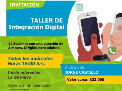11 de mayo. Taller de integración Digital