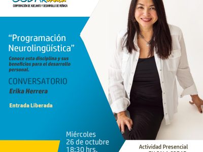 Conversatorio Programación Neurolingüística. 26 de Octubre