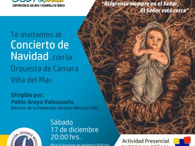 “Concierto de Navidad” 17 de diciembre, 19:00 hrs.