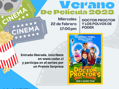 Cine: Miércoles 22 de febrero Doctor Proctor y Los Polvos de Poder