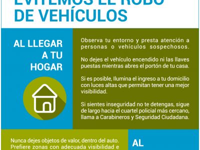 CARABINEROS Y NUESTRO COMITÉ DE SEGURIDAD TE ACONSEJAN QUE..