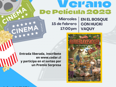 Cine 15 de febrero. En el Bosque con Hucki Vaqui