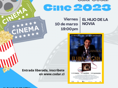 Cine viernes 10 de marzo 19:00 hrs. El hijo de la novia