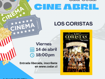 Cine: Viernes 14 de Abril. Los Coristas