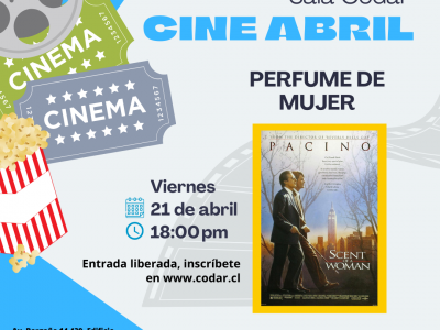 Cine: Viernes 21 de abril. Perfume de mujer