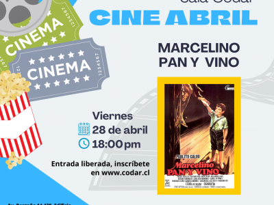 Cine: Viernes 28 de abril. Marcelino, pan y vino.