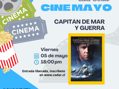 Cine: Viernes 5 de mayo. “Capitán de mar y guerra”
