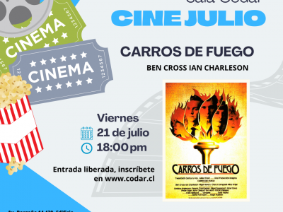 Cine 21 de Julio Carros de Fuego