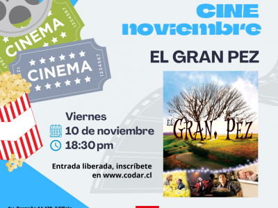 Cine: El Gran Pez. 10 de noviembre