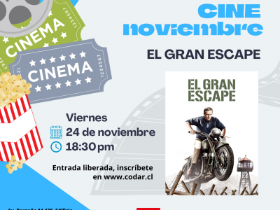 Cine: El Gran Escape. 24 de noviembre