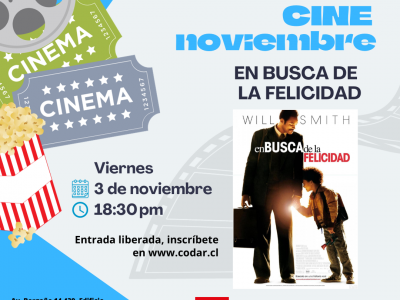 Cine: En busca de la felicidad. 3 de noviembre