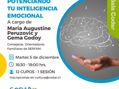 Taller Inteligencia Emocional, 5 Diciembre 16:30