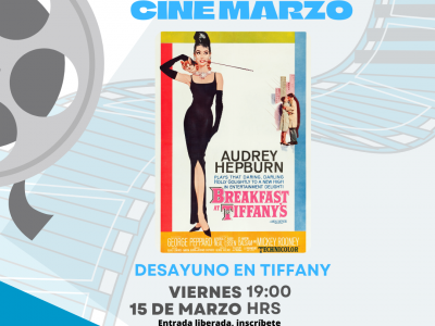 Cine 15 de marzo. Desayuno en Tiffany