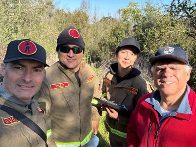 BRIGADA DE EMERGENCIA SARGENTO ALDEA REALIZA SEGUNDA INSPECCIÓN A TERRENO
