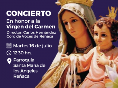 Concierto en honor a la Virgen del Carmen