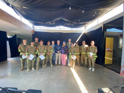 BRIGADA DE EMERGENCIA SARGENTO ALDEA REALIZA VISITA INSPECTIVA AL SECTOR LOS PINOS DE REÑACA
