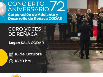 CORO VOCES DE REÑACA EN CONCIERTO ANIVERSARIO 72 AÑOS CODAR