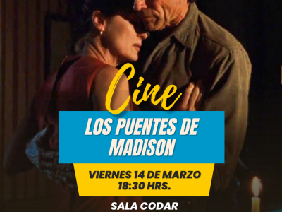 Cine 14 de marzo. Los Puentes de Madison