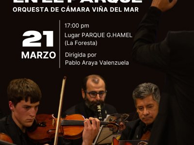 Concierto en el Parque 21 de marzo 17:00 hrs. Parque G. Hamel, La Foresta