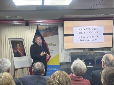 CONFERENCIA PASAJES DE LA VIDA DE BERNANDO O´HIGGINS